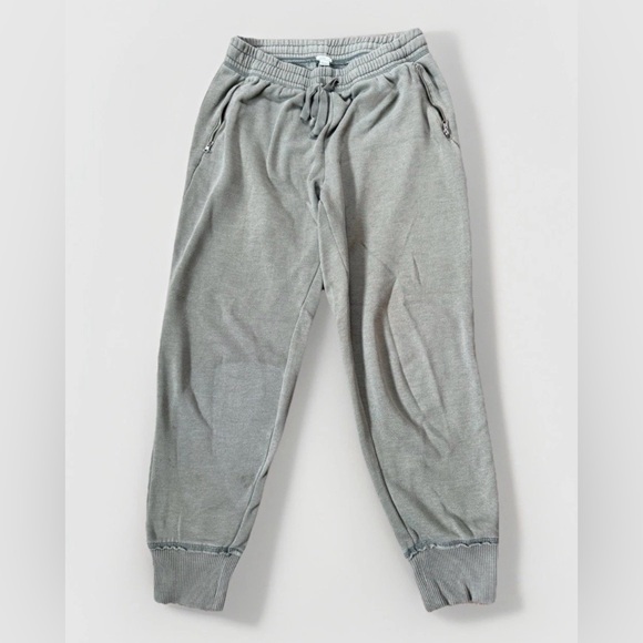 aerie Pants - Aerie Women’s Size Small Jogger Sweatpants Sage Green Zipper Pockets Drawstring